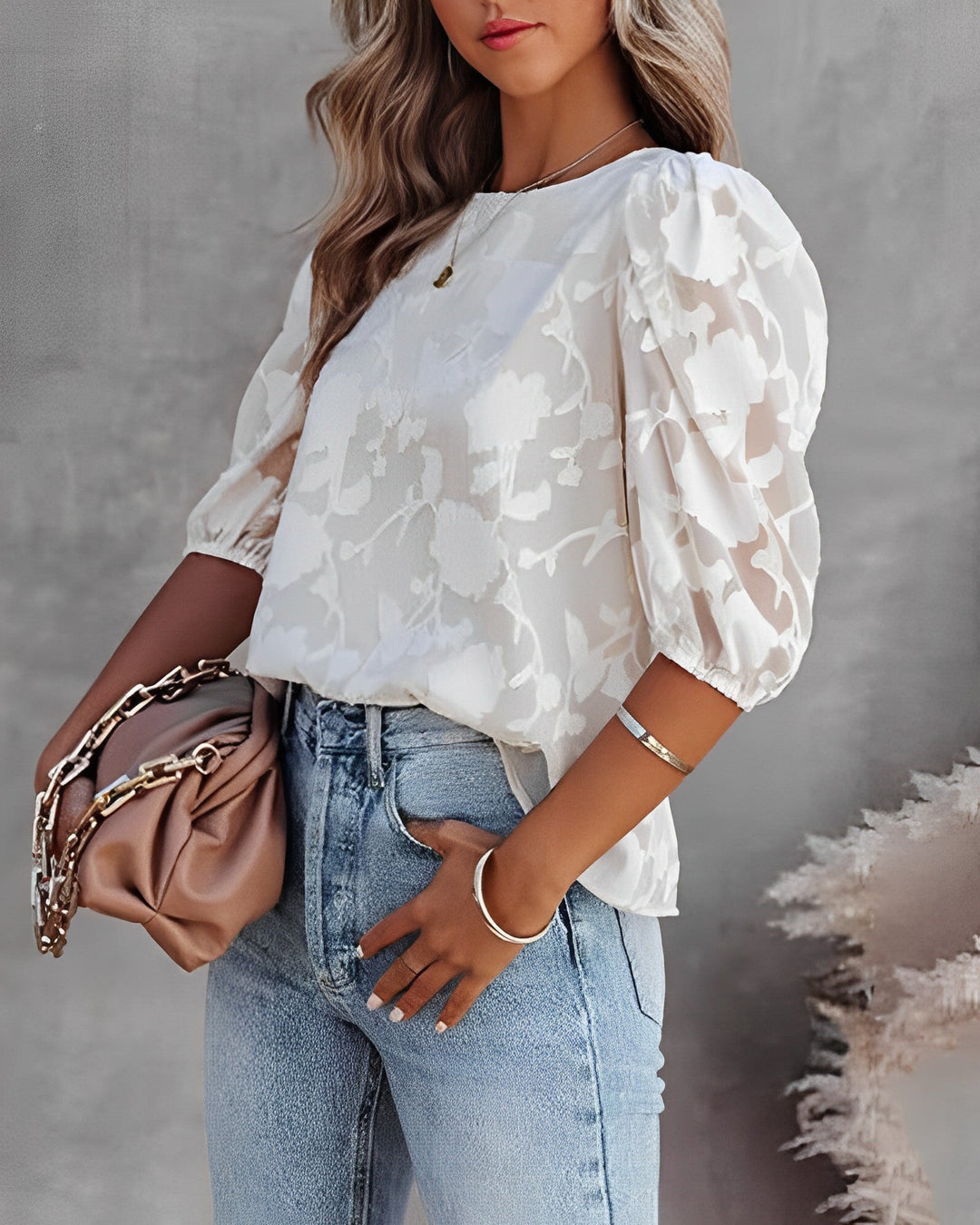 Sierra™ Elegant Embroidered Blouse
