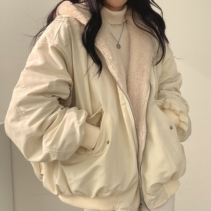Morgan™ Comfy double-sided warm jacket