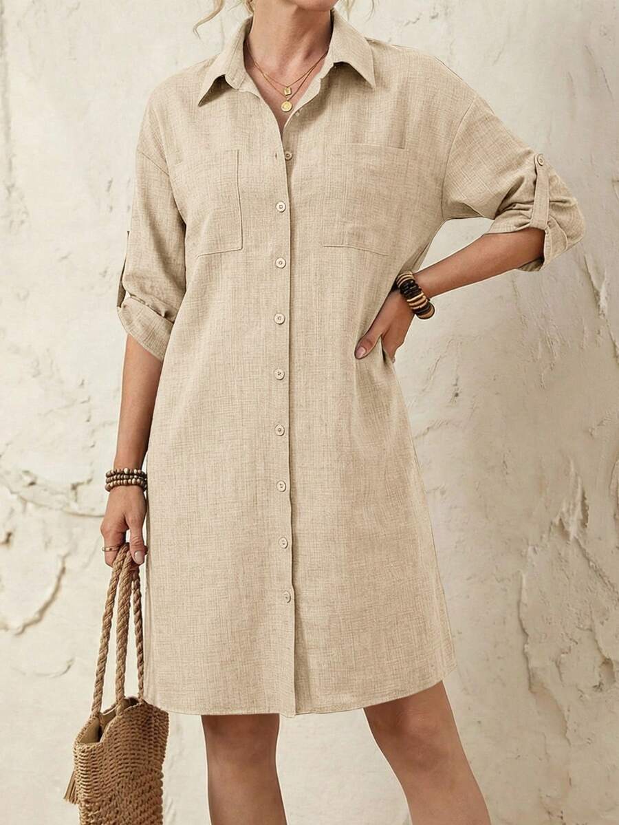 Amelia™ | Effortless Everyday Shirt Dress