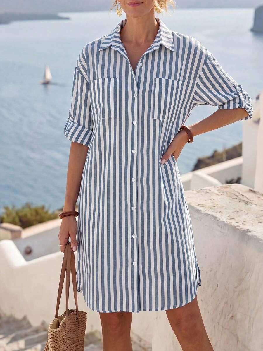 Amelia™ | Effortless Everyday Shirt Dress