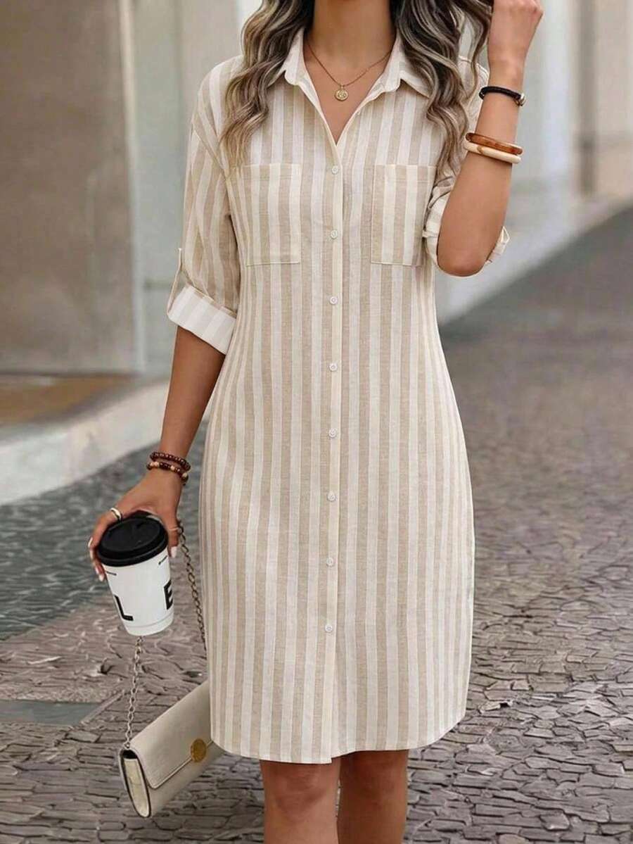 Amelia™ | Effortless Everyday Shirt Dress