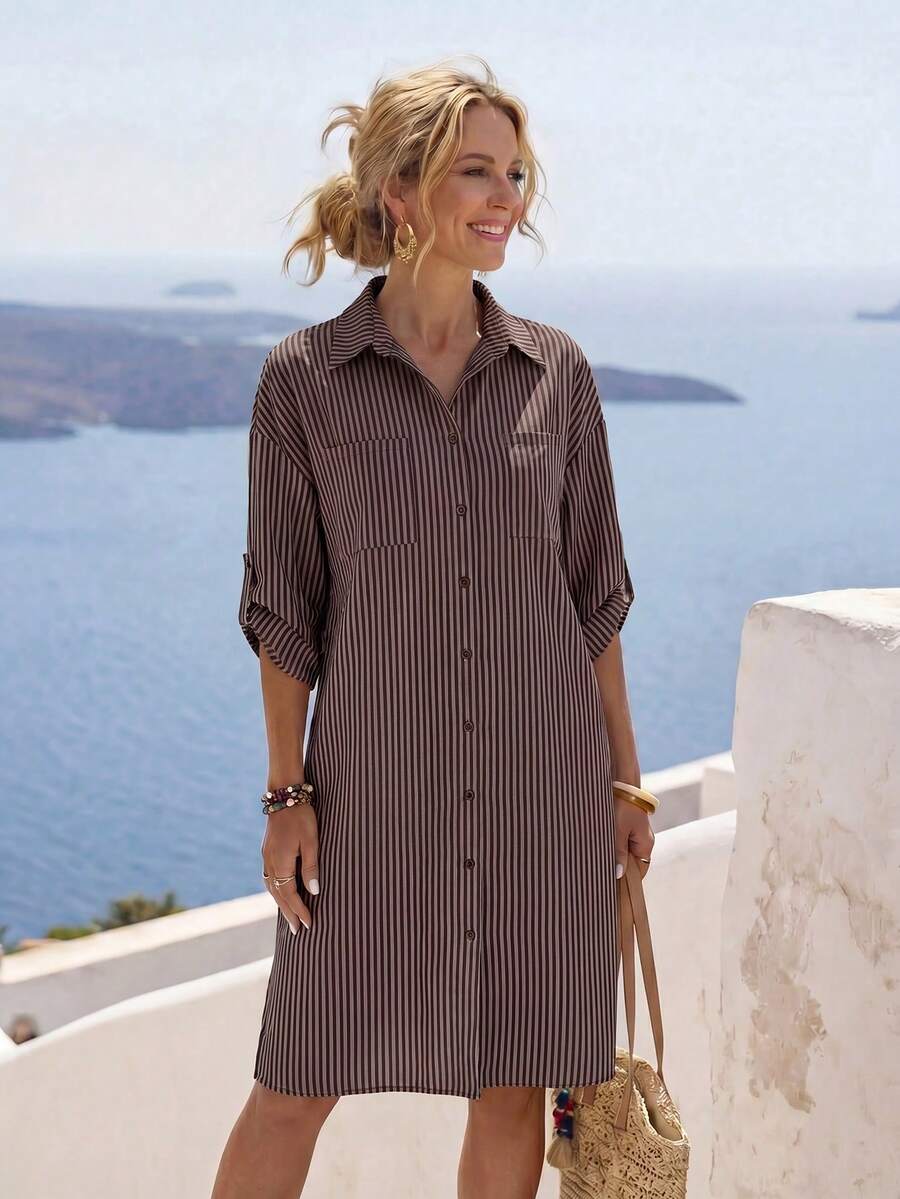 Amelia™ | Effortless Everyday Shirt Dress