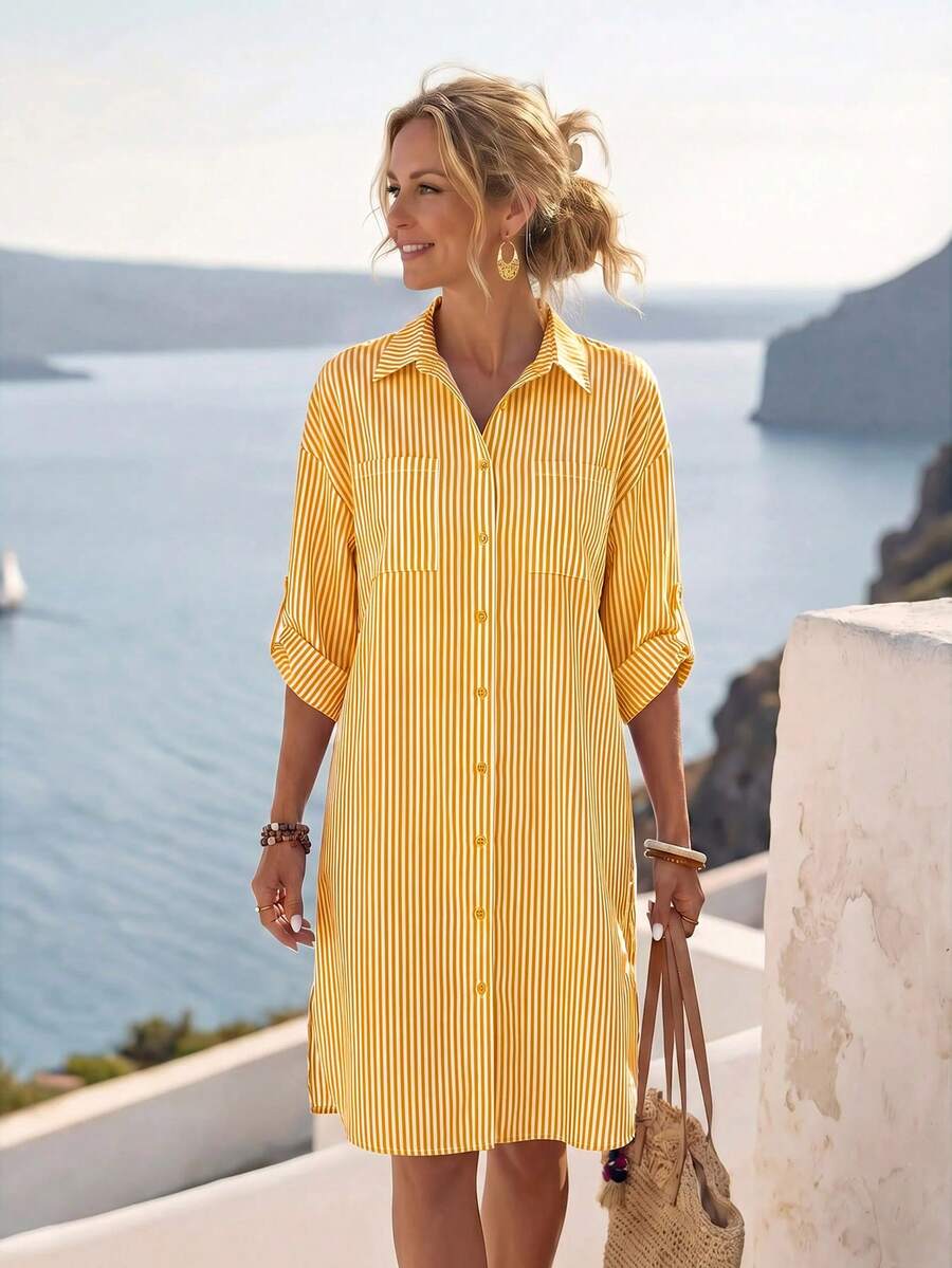 Amelia™ | Effortless Everyday Shirt Dress