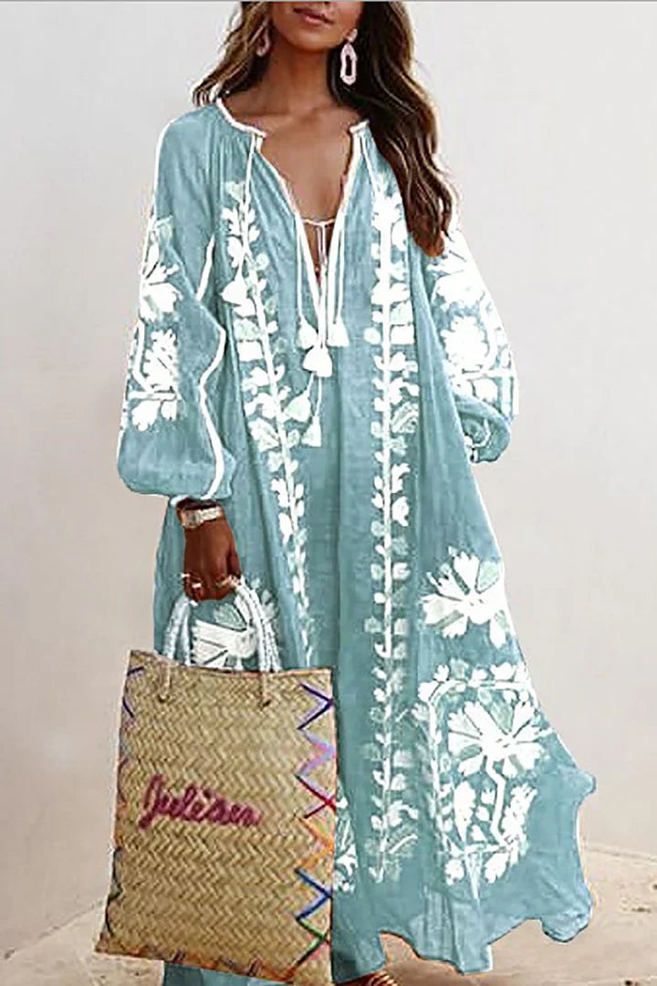 Keziah™  Bohemian Floral Maxi Dress