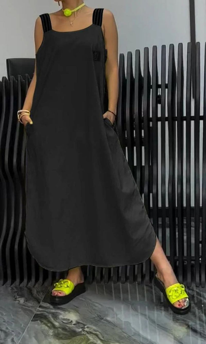 Carmen™ Cotton & Linen Suspender Dress
