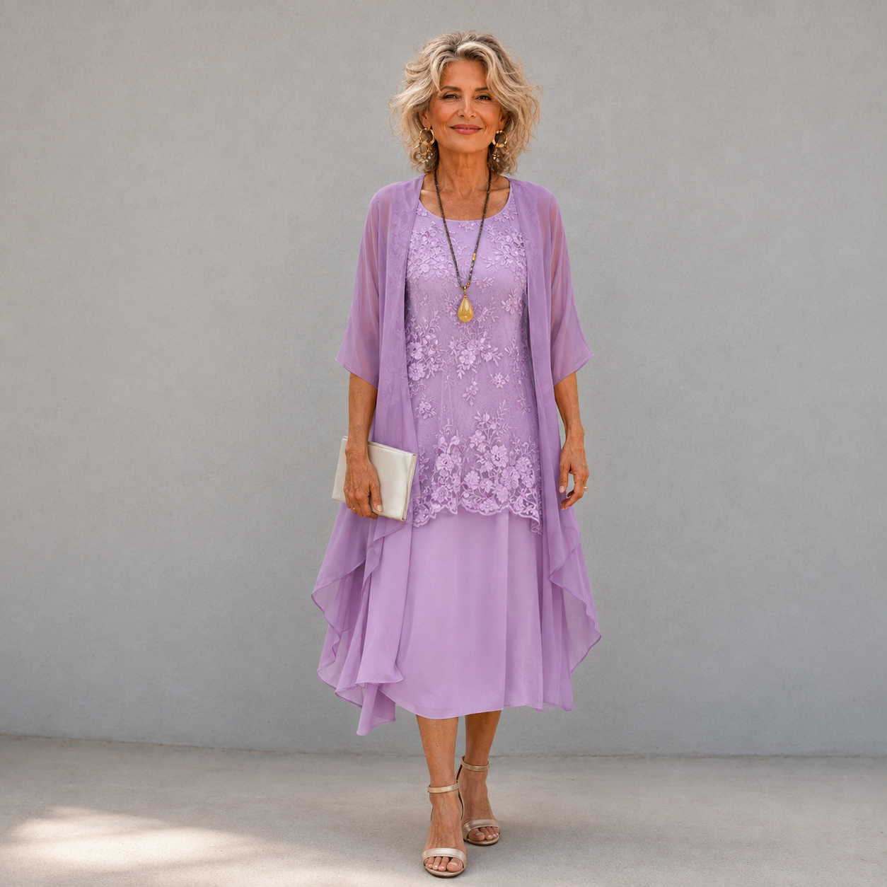 Lumi™ Chiffon Two-Piece Dress