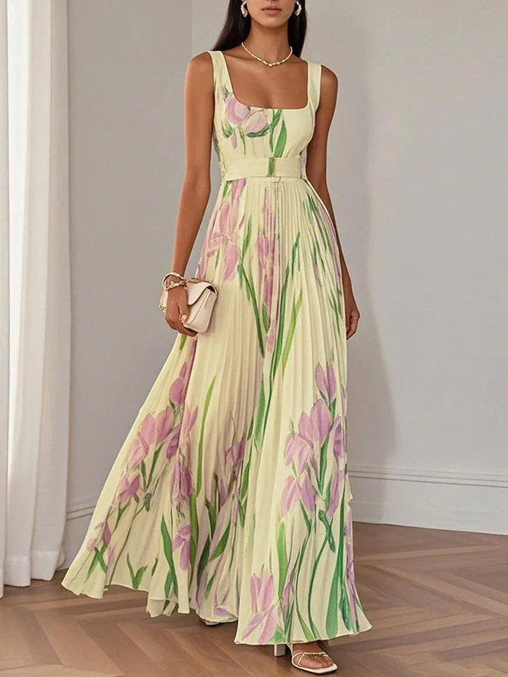 Bonnie™ | Elegant Pleated Maxi Dress