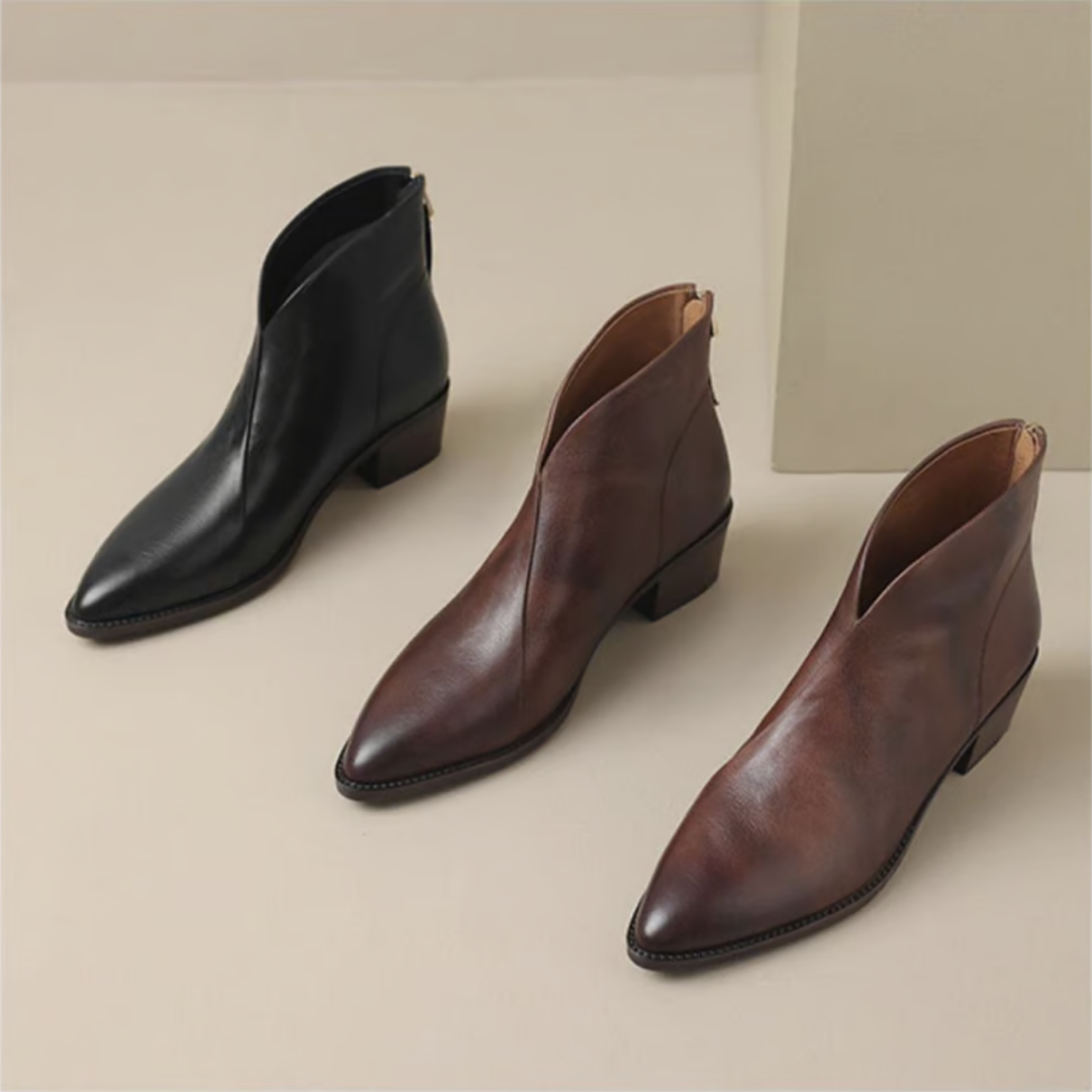 Margaret | Leather Boots