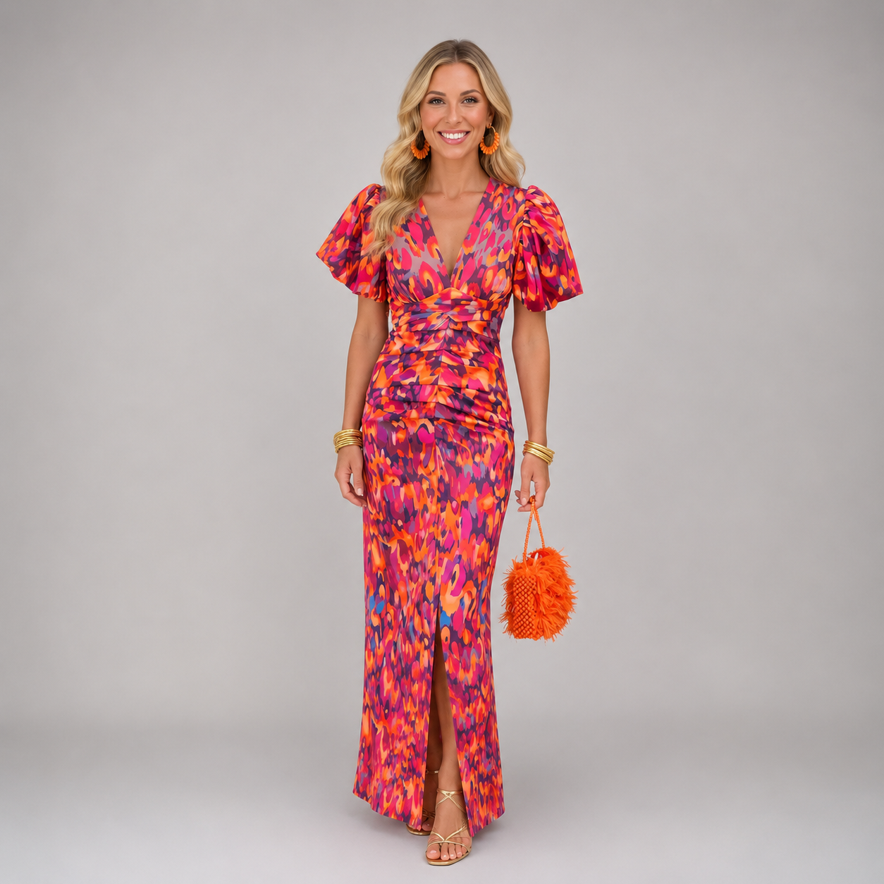 TORA™ - ELEGANT DRESS WITH PLEATED SLEEVES