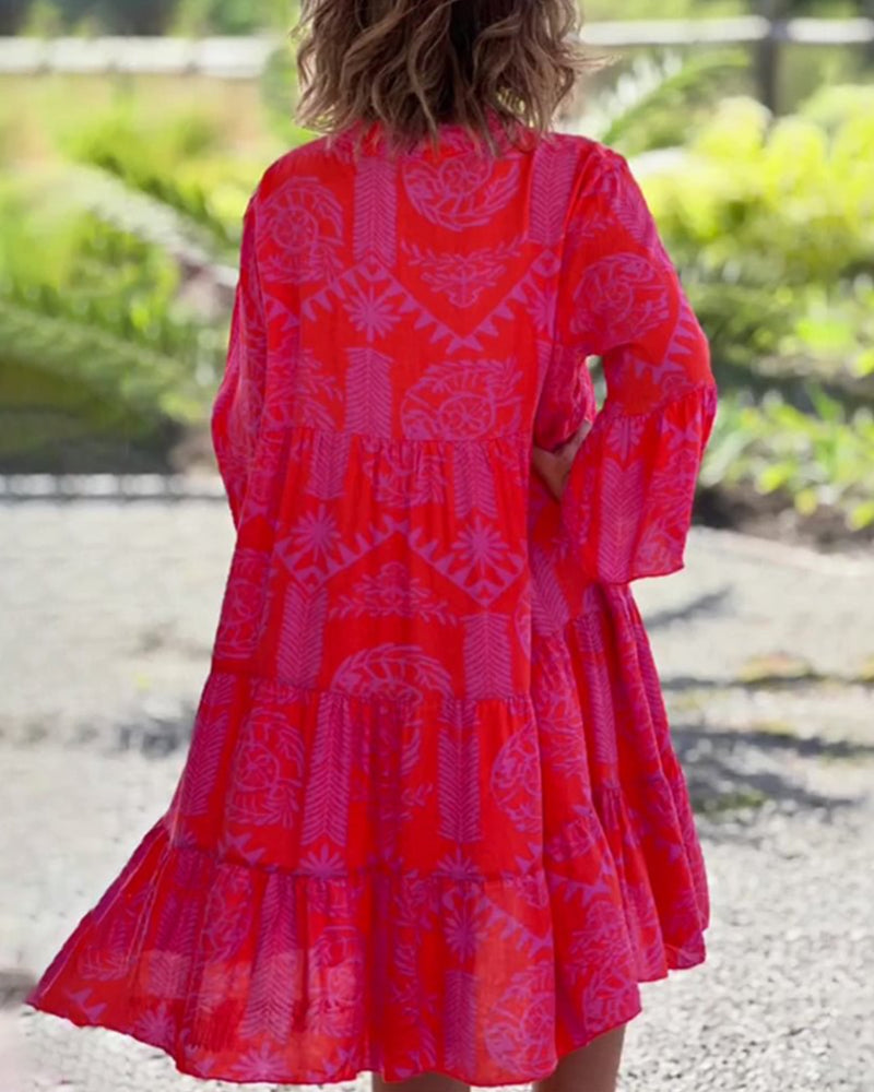Galilea™  Boho Loose Sleeve Dress