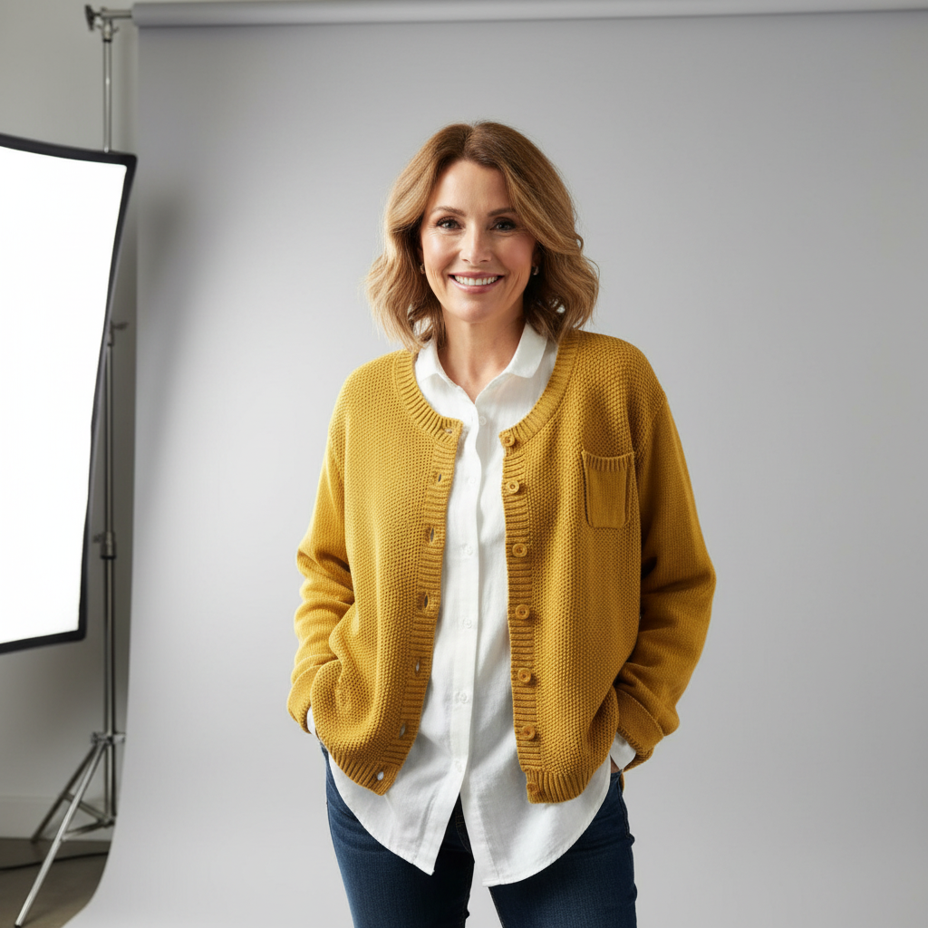Berlinda™ - Cozy Knit Cardigan