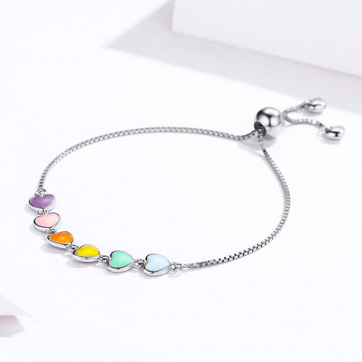 Silver Paw Print Bracelet – Adjustable Fit