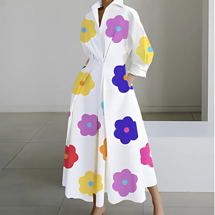 Faith™ Lapel Wrap Maxi Dress