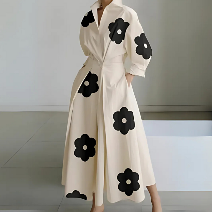 Faith™ Lapel Wrap Maxi Dress