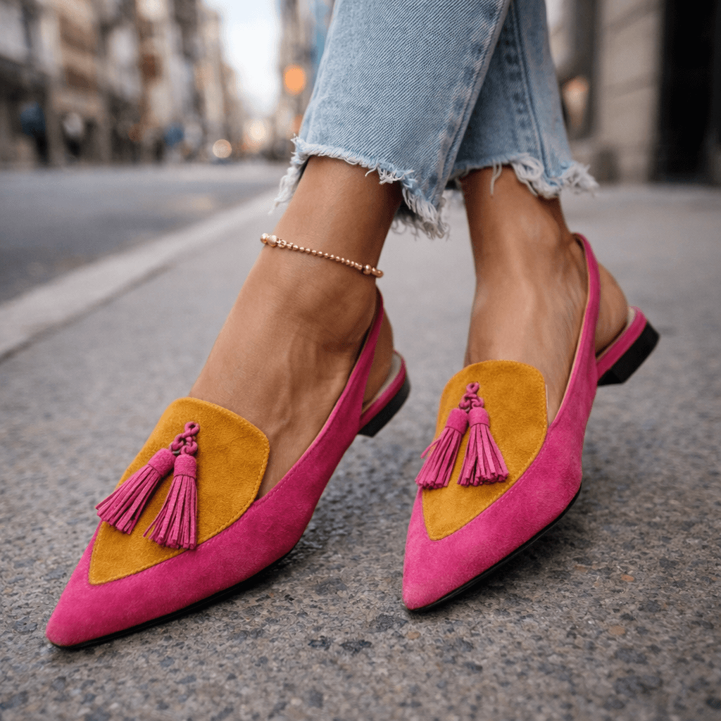 Élodie™ – Elegant Orthopaedic Tassel Sandals