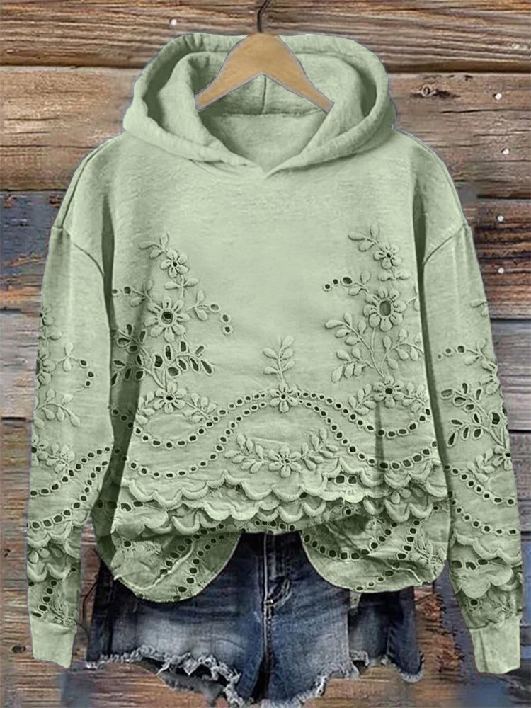 Emily™ Vintage Printed Hoodie