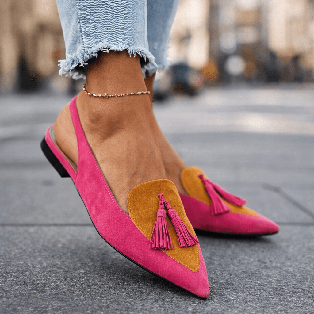 Élodie™ – Elegant Orthopaedic Tassel Sandals