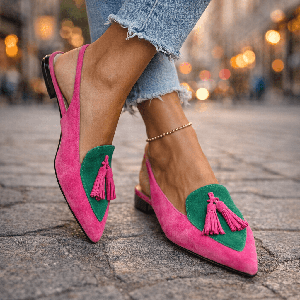 Élodie™ – Elegant Orthopaedic Tassel Sandals