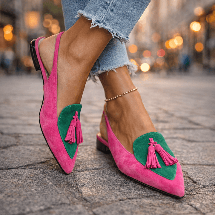 Élodie™ – Elegant Orthopaedic Tassel Sandals