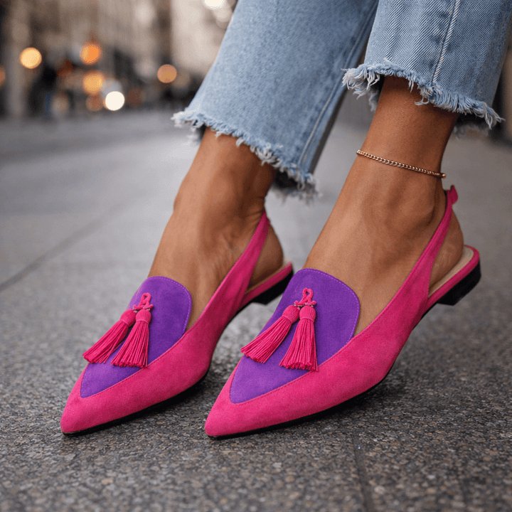 Élodie™ – Elegant Orthopaedic Tassel Sandals