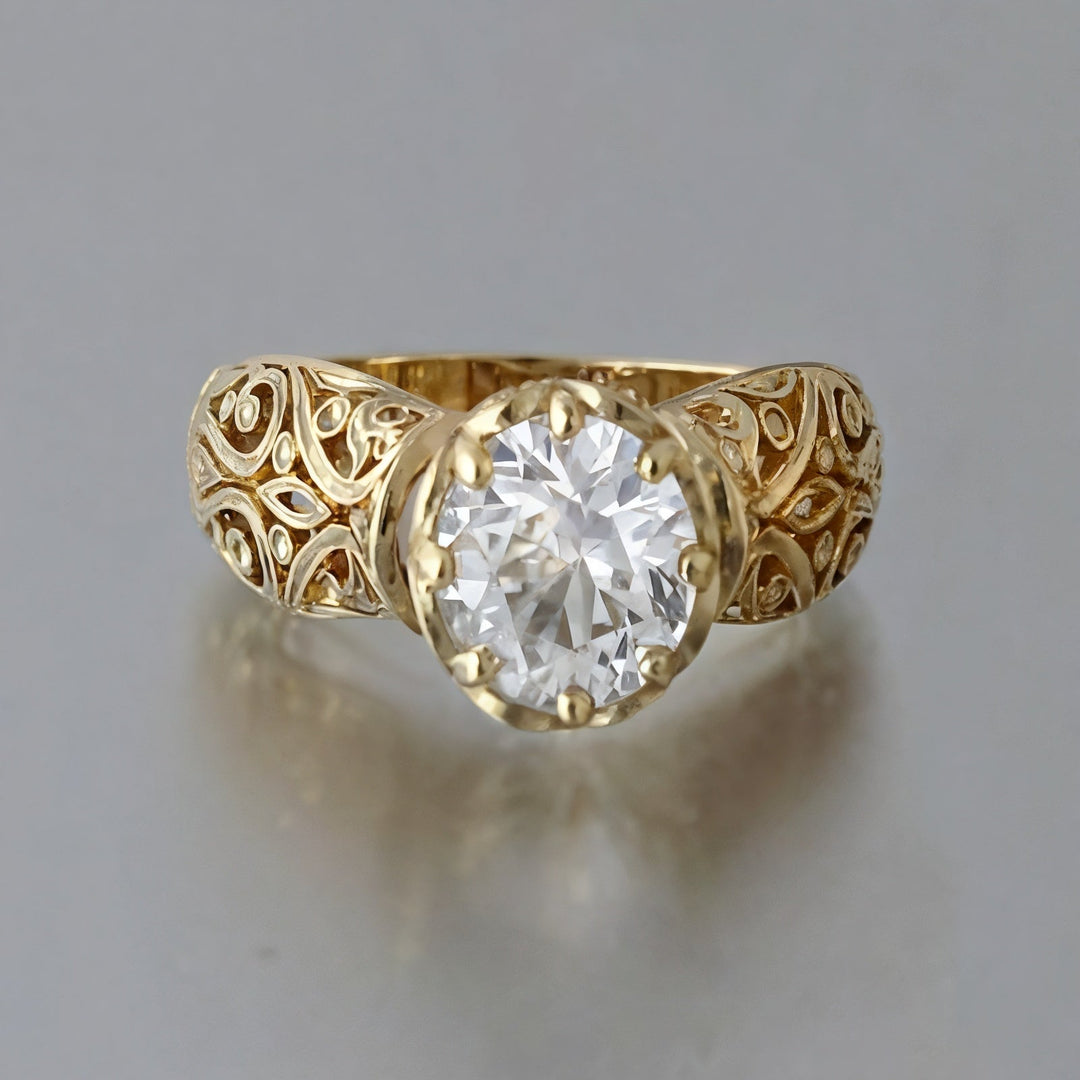 Frances™ Elegant White Zirconia Ring