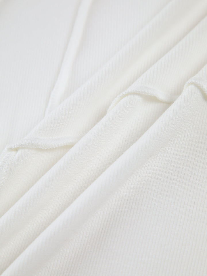 Chantal™ Basic Piping Long Sleeve Top