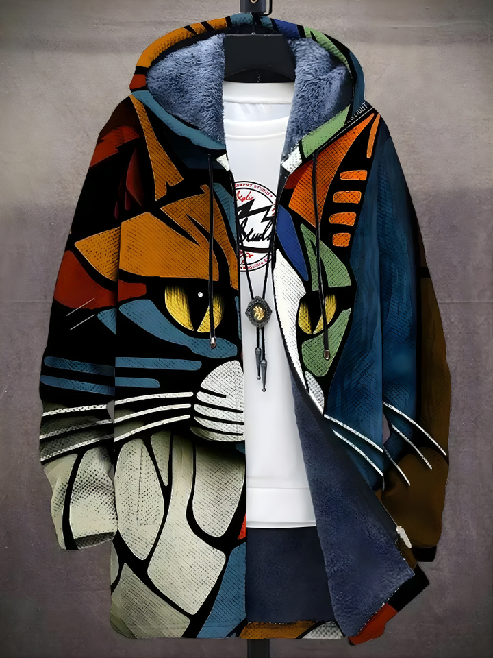 Gavin™ - Luxurious Art-Inspired Zip-Up Hoodie
