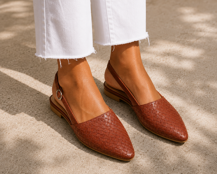 Aurora™ - Elegant Orthopaedic Woven Slingbacks