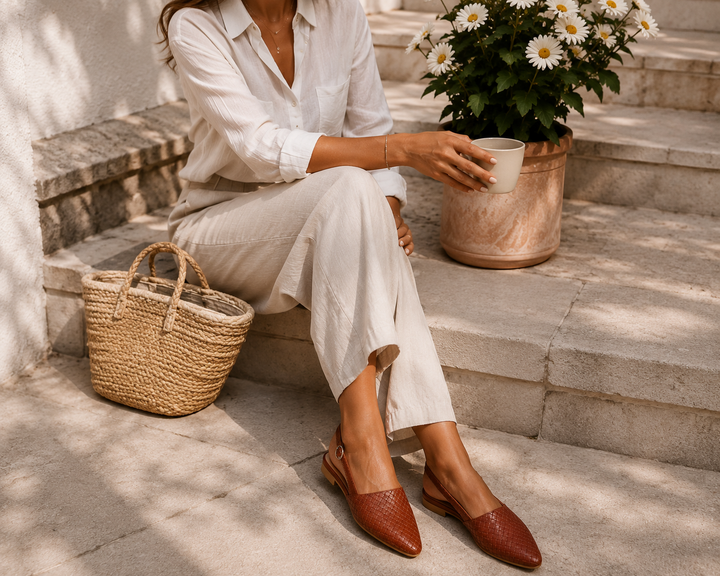 Aurora™ - Elegant Orthopaedic Woven Slingbacks