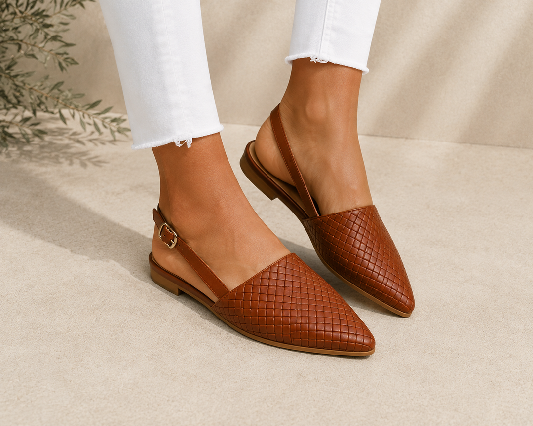 Aurora™ - Elegant Orthopaedic Woven Slingbacks