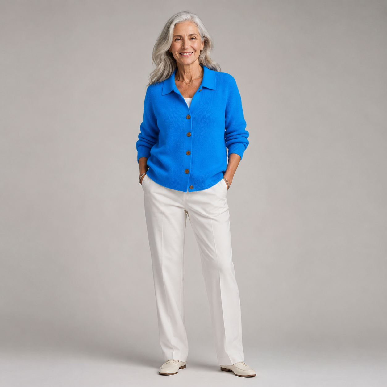 Sophie | Soft Knit Button-Front Cardigan
