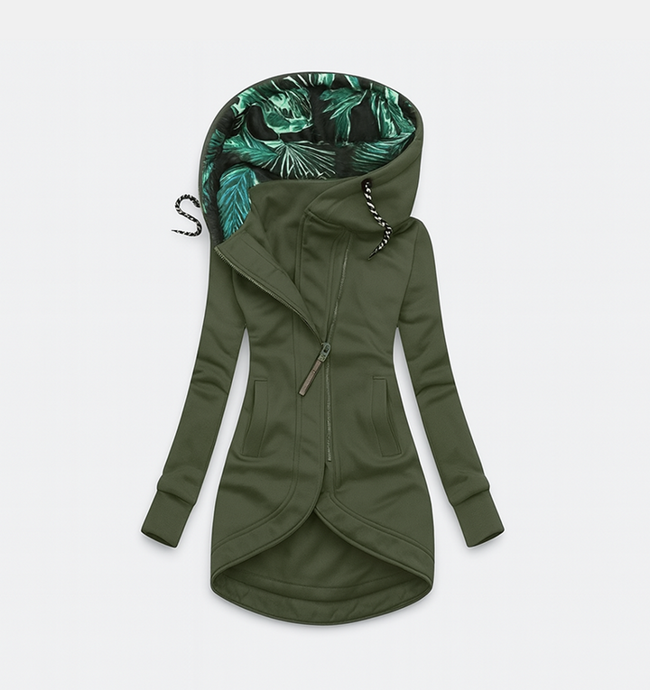 Coralina | Asymmetrical Jacket with Wide Hood