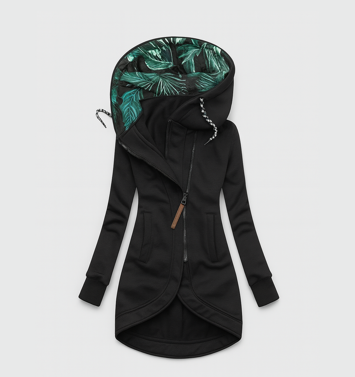 Coralina | Asymmetrical Jacket with Wide Hood