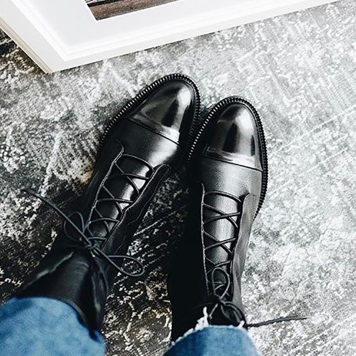 Sofia™ Vintage Look Heel Boots