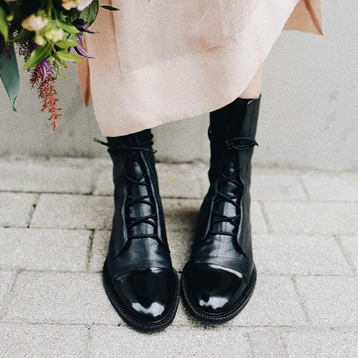 Sofia™ Vintage Look Heel Boots