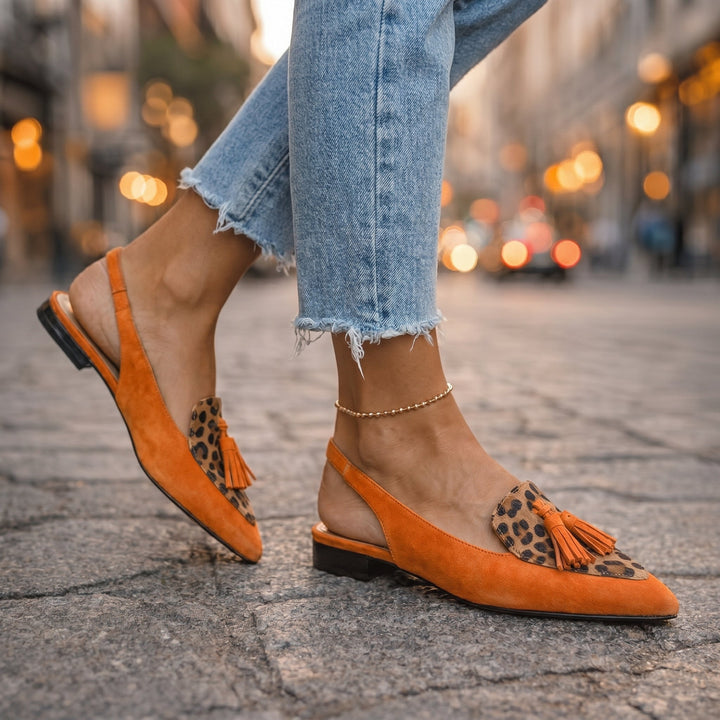 Élodie™ – Elegant Orthopaedic Tassel Sandals