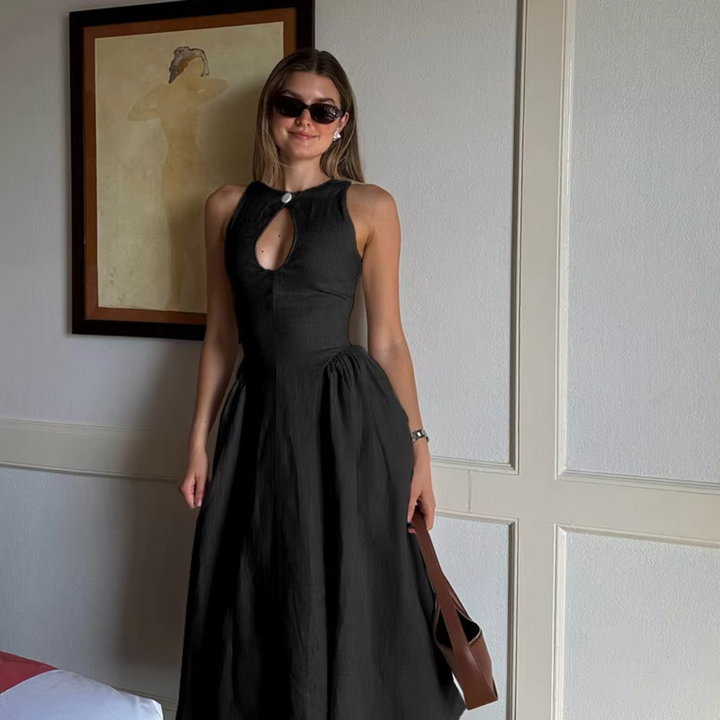 Giulia™ Linen Dress with 2 handy pockets