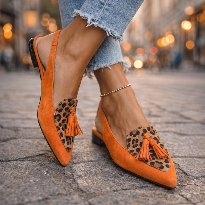 Élodie™ – Elegant Orthopaedic Tassel Sandals