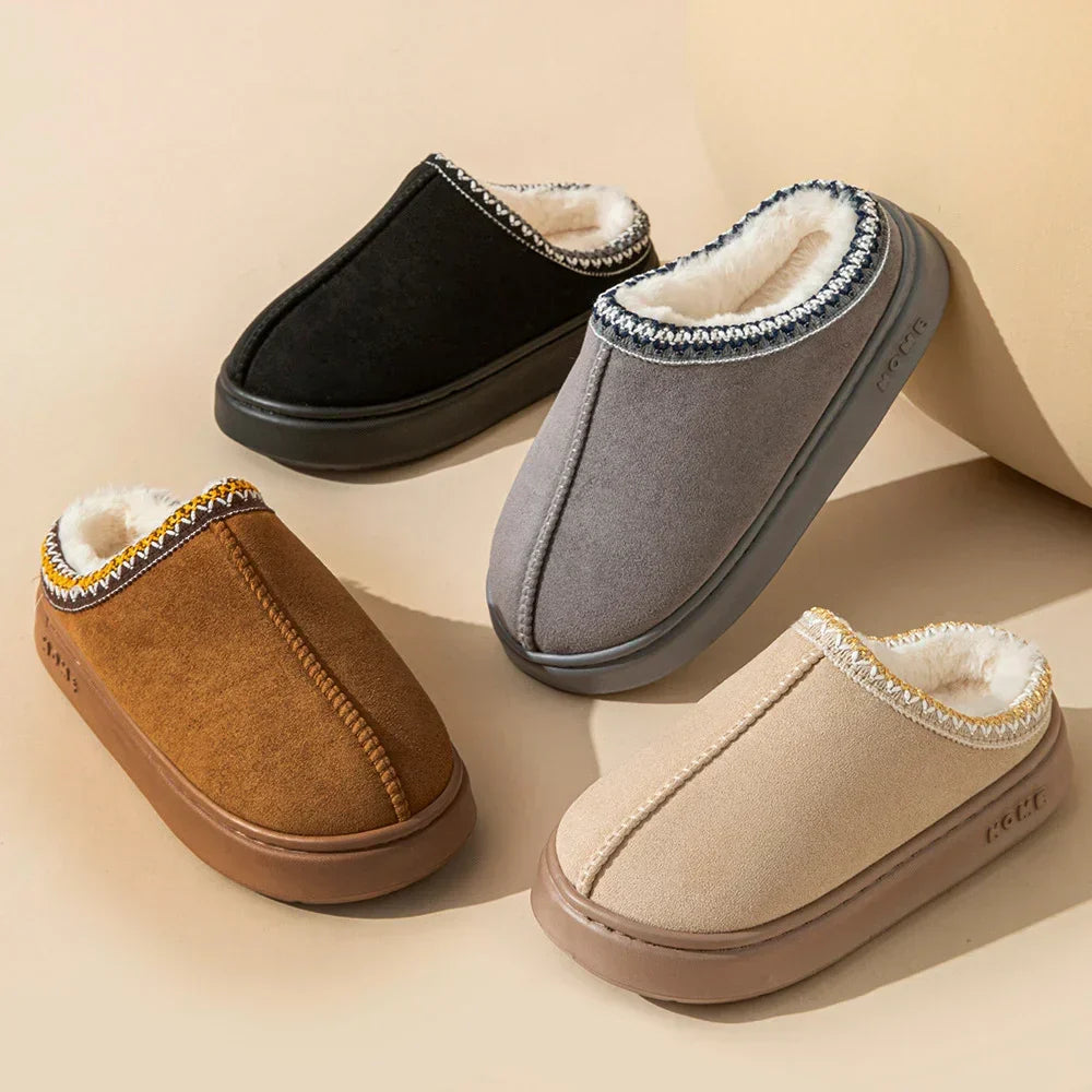 Layla™ Fluffy Platform Slippers