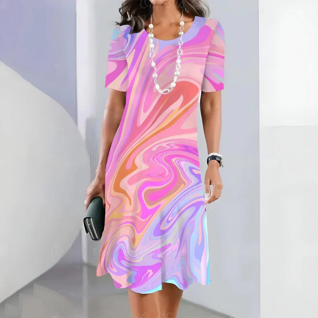 Sheila™ - Stylish Dress with Elegant Colour Patterns