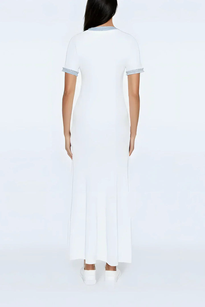 Ellie™ Knit & Denim Dress