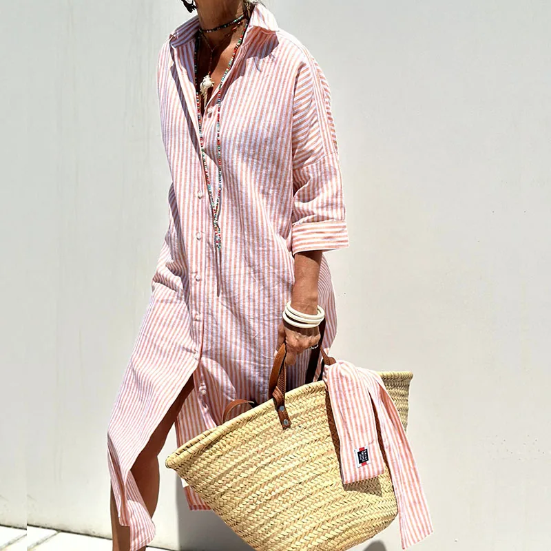 Elfrida™  Stylish Striped Dress