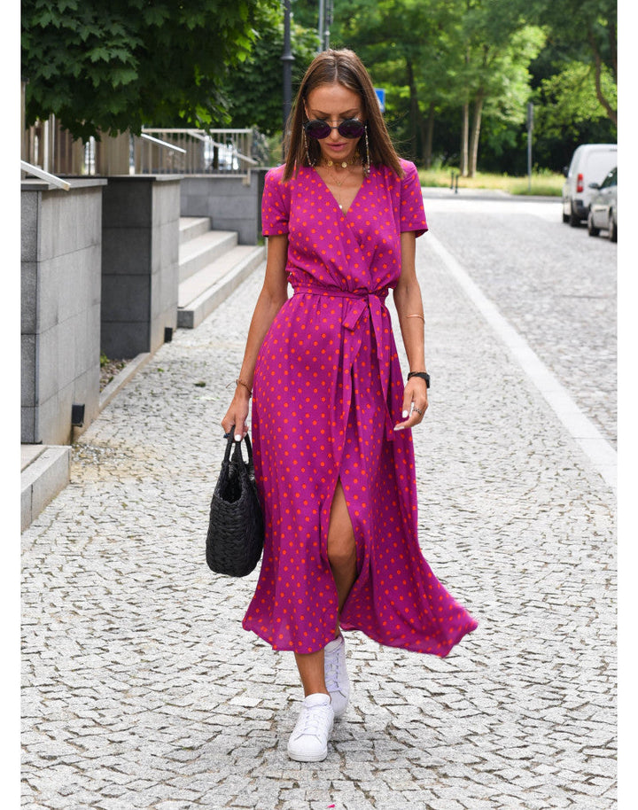 Flossie™ Chic Waist-Defining Dress