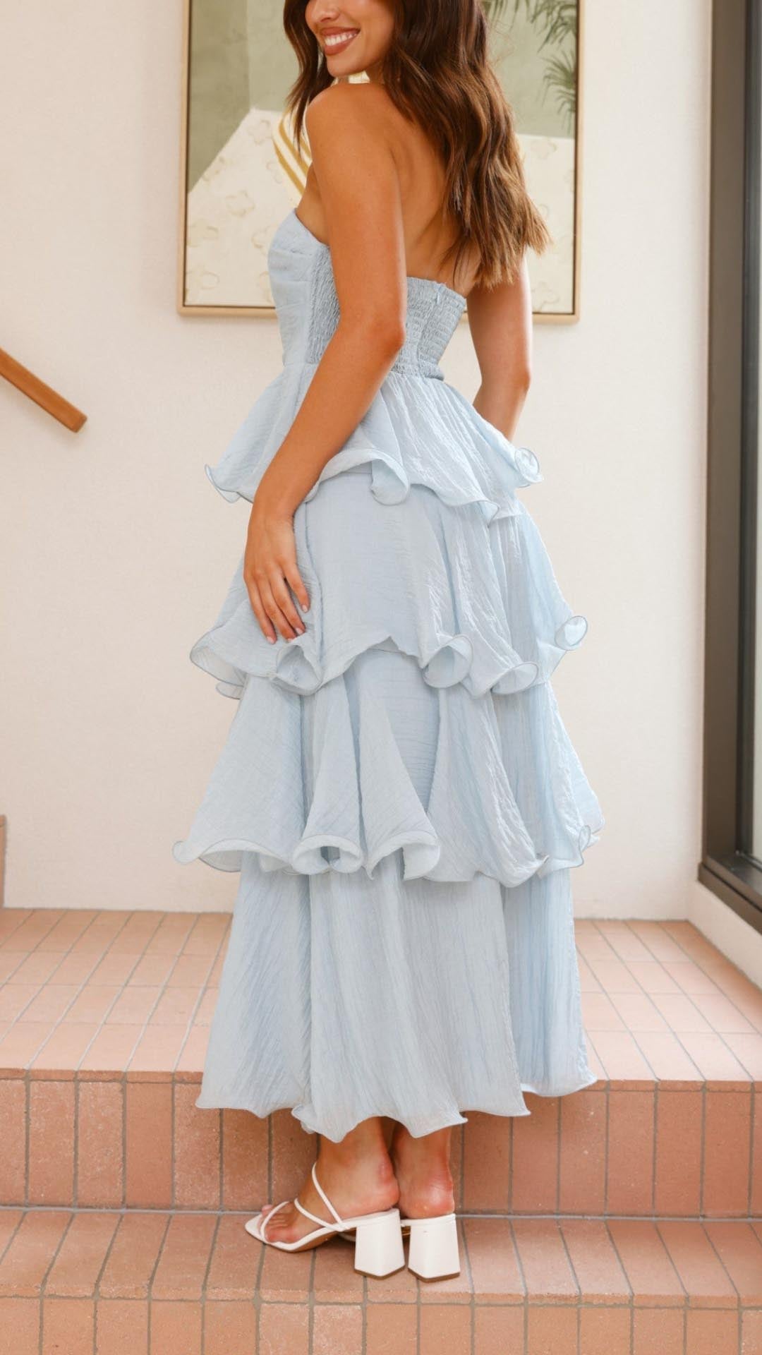 Amirah™ | Tiered Ruffle Maxi Dress