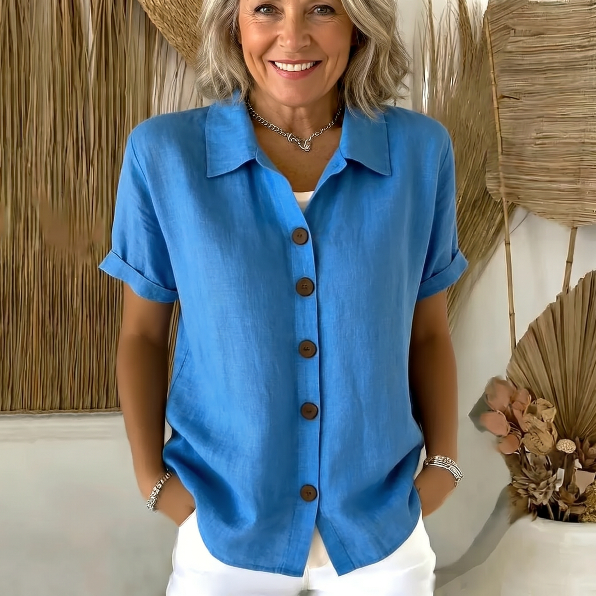 Aurelia | Classic Button-Up Shirt