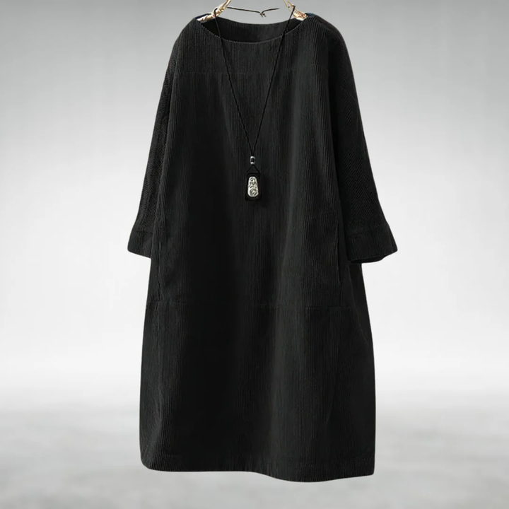 Anika™ Relaxed Corduroy Midi Dress