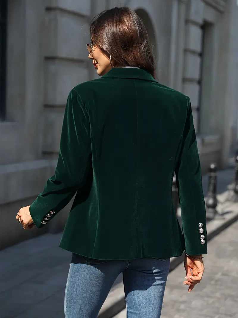 Kelly™ - Elegant Velvet Blazer