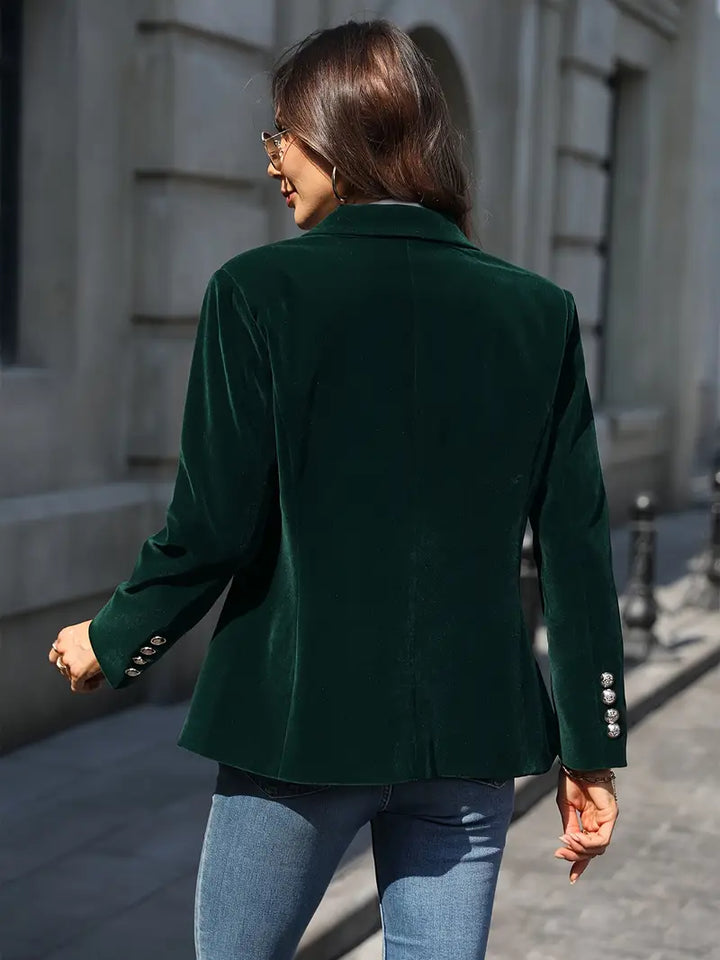 Kelly™ - Elegant Velvet Blazer