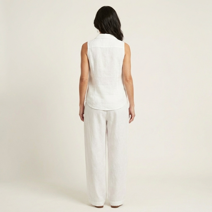 Twila | Wrap-Top & Wide-Leg Set