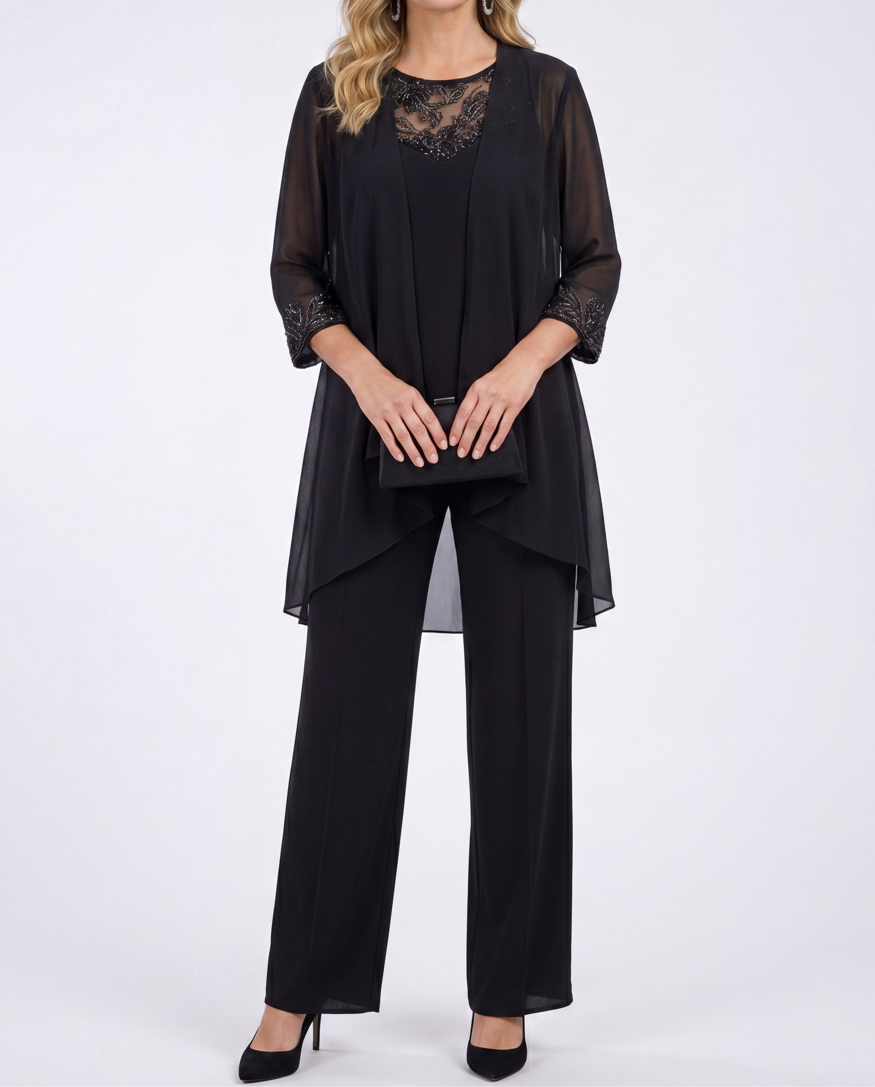 Eleanor™ | Flowing Jacket & Wide-Leg Trousers Set